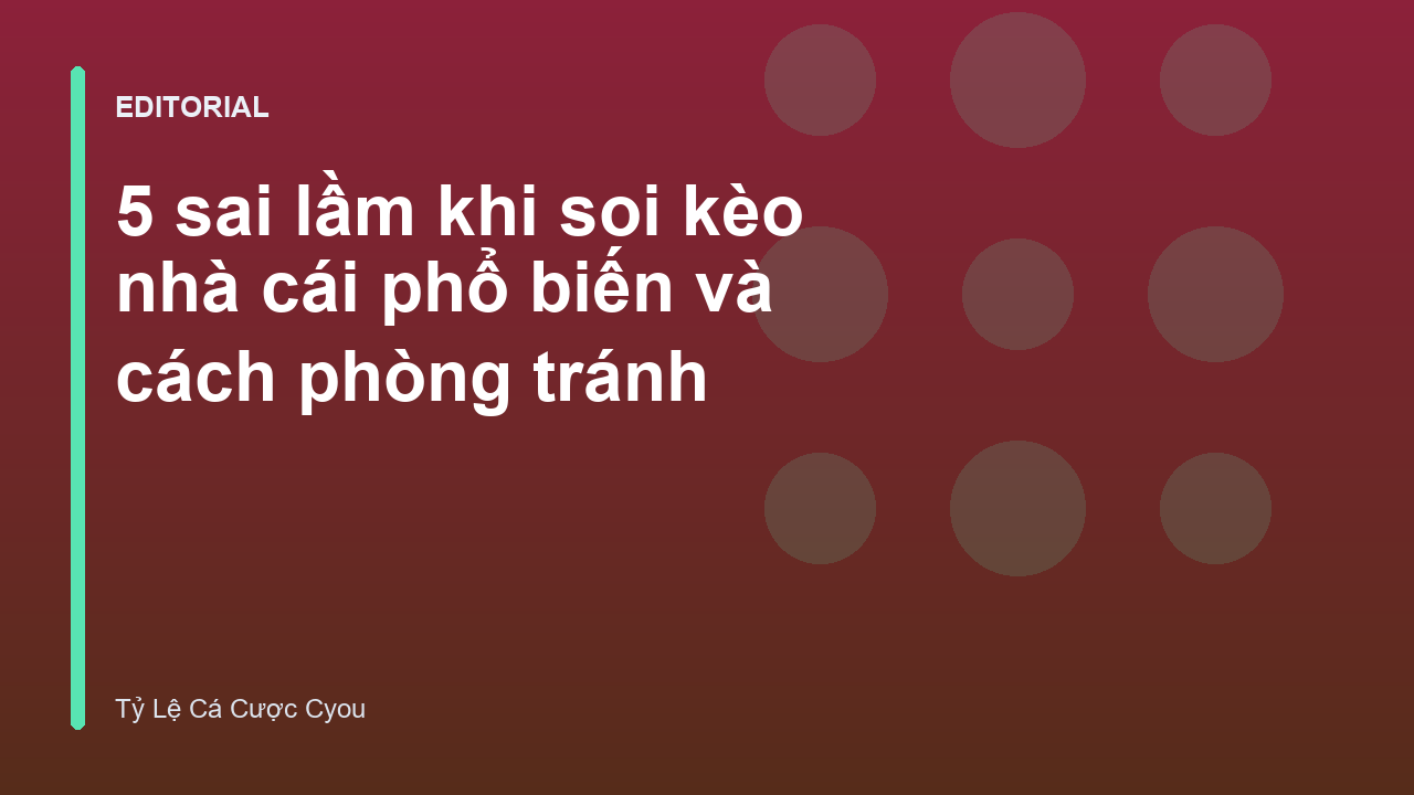 Người chơi đang phân tích các sai lầm khi soi kèo nhà cái